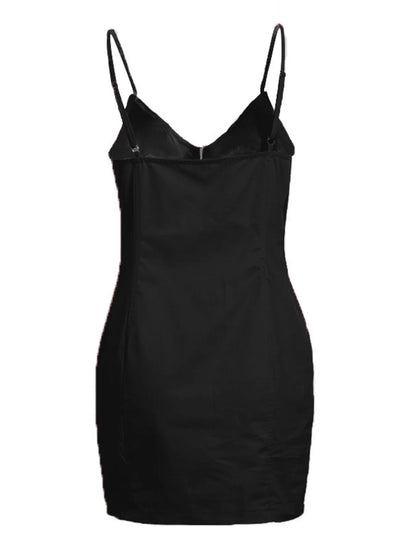 Full Size Zip-Front Bodycon Mini Dress Plus Size - adritiX