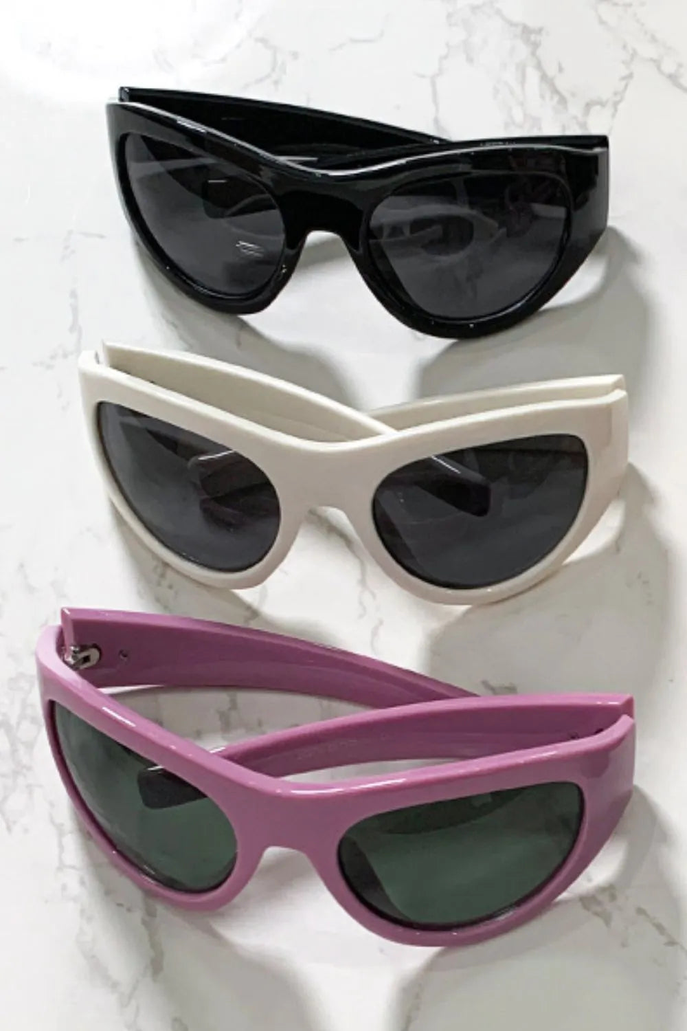 Polycarbonate Frame Cat-Eye Sunglasses - adritiX
