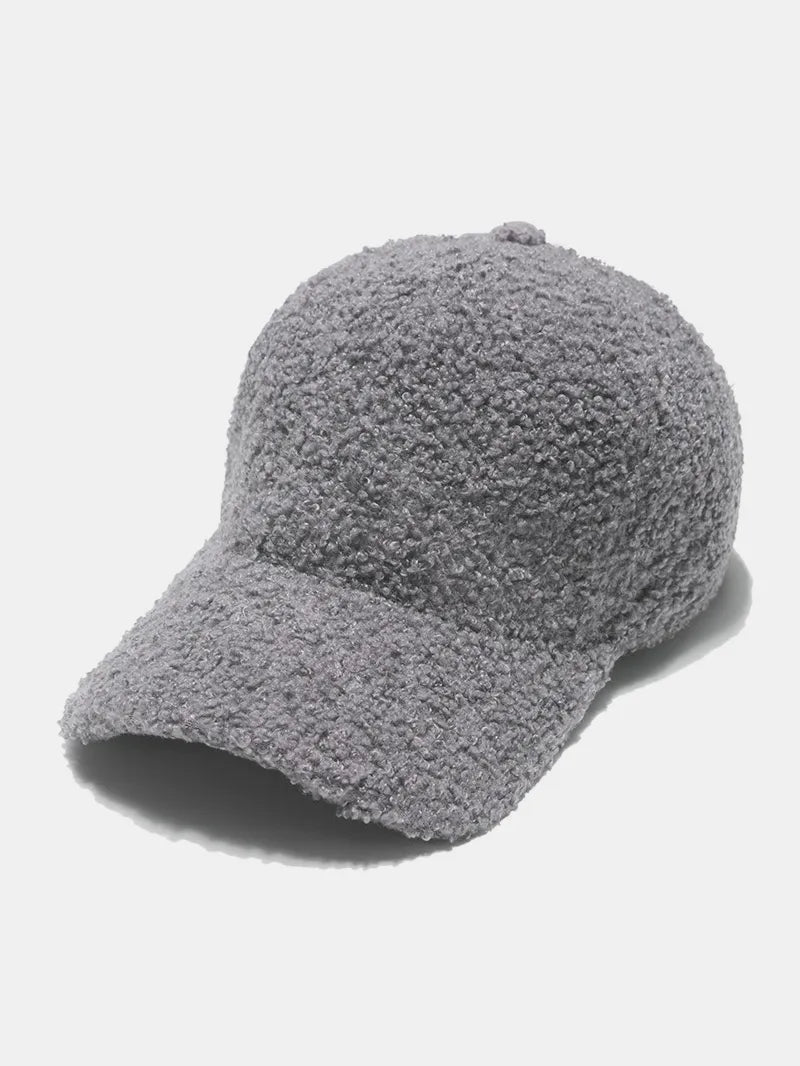 Sherpa Solid Color Baseball Cap - adritiX