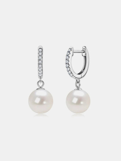 925 Sterling Silver Freshwater Pearl Earrings - adritiX