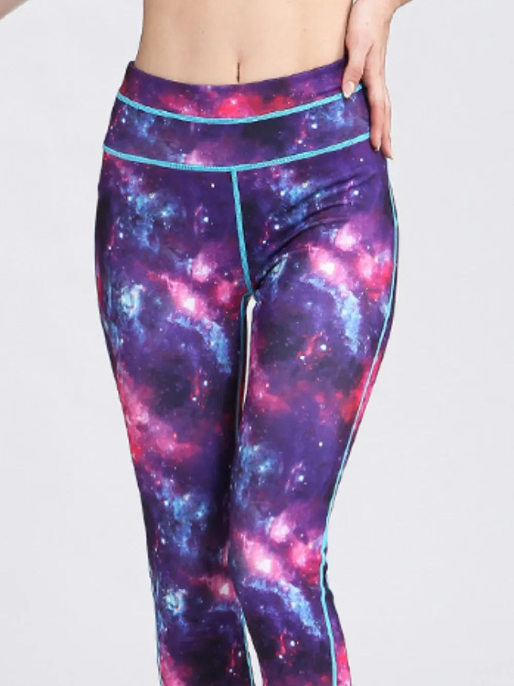 Printed Active High Waist Leggings - adritiX