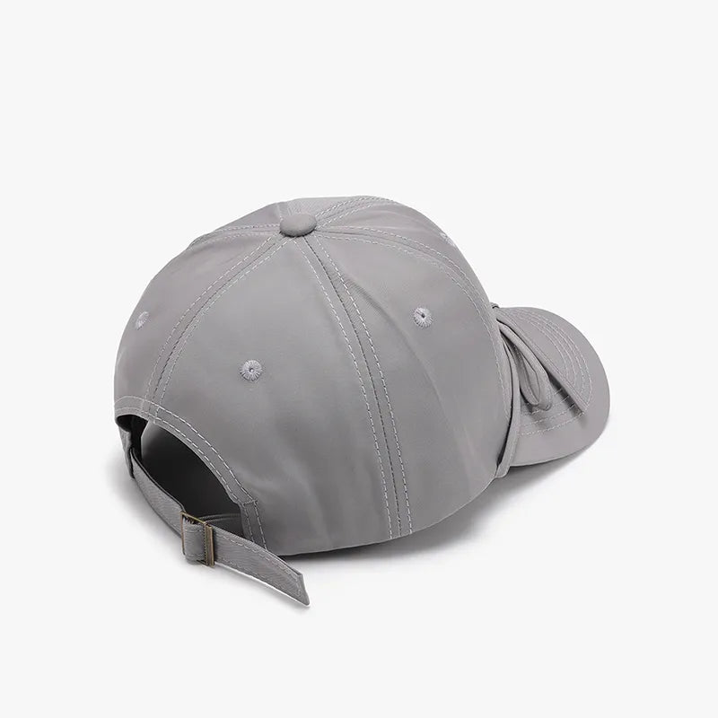 Tied Bow Cotton Baseball Cap - adritiX