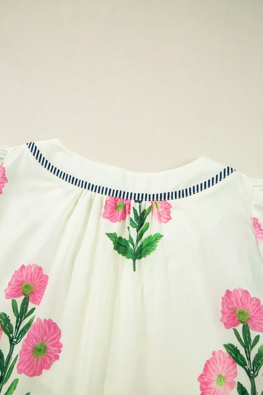 Floral Print Flutter Sleeve Summer Mini Dress - adritiX