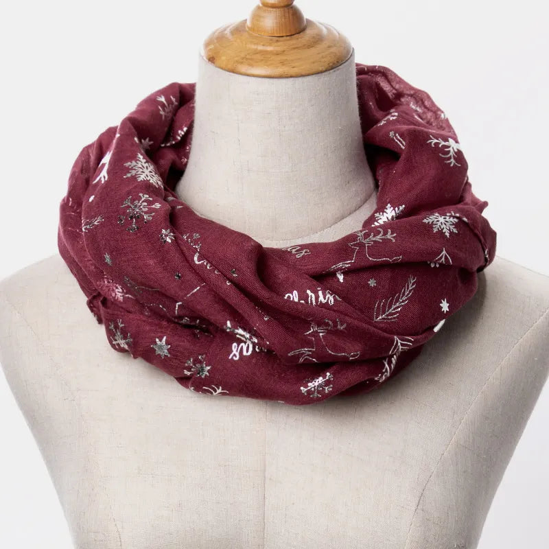 Christmas Element Polyester Scarf - adritiX