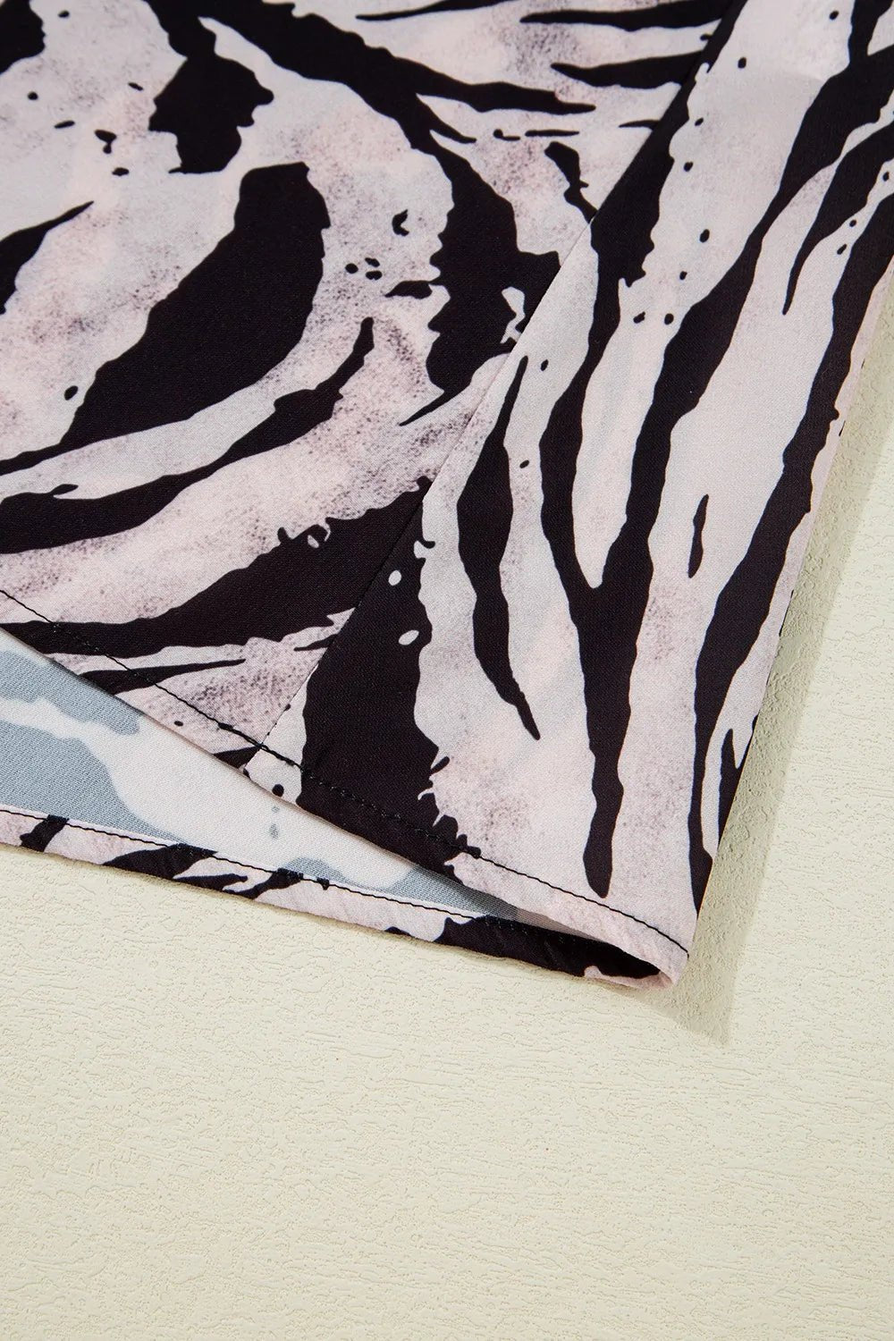 Abstract Print Tie Back Maxi Cami Dress - adritiX