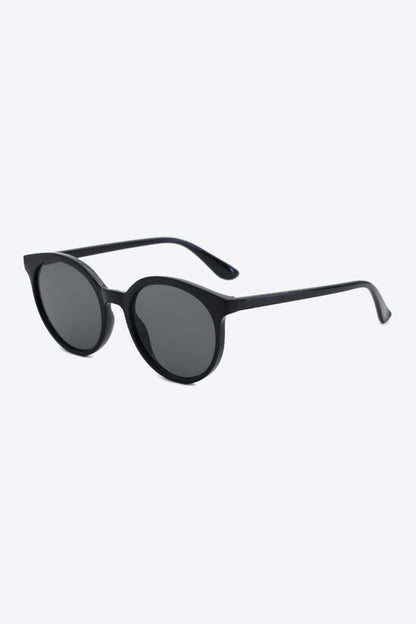 Round Full Rim Polycarbonate Frame Sunglasses - adritiX