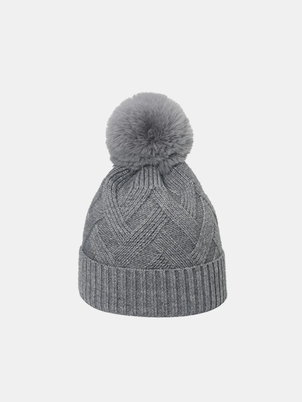 Roll Rim Hat with Pompom - adritiX