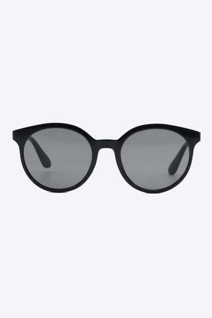 Round Full Rim Polycarbonate Frame Sunglasses - adritiX