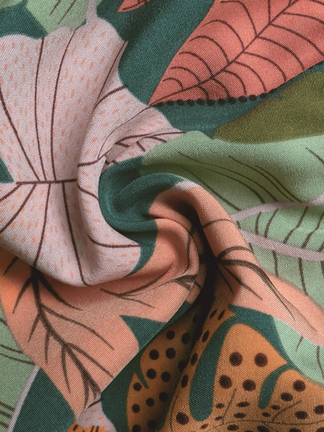 Tropical Print High Waist Shorts - adritiX