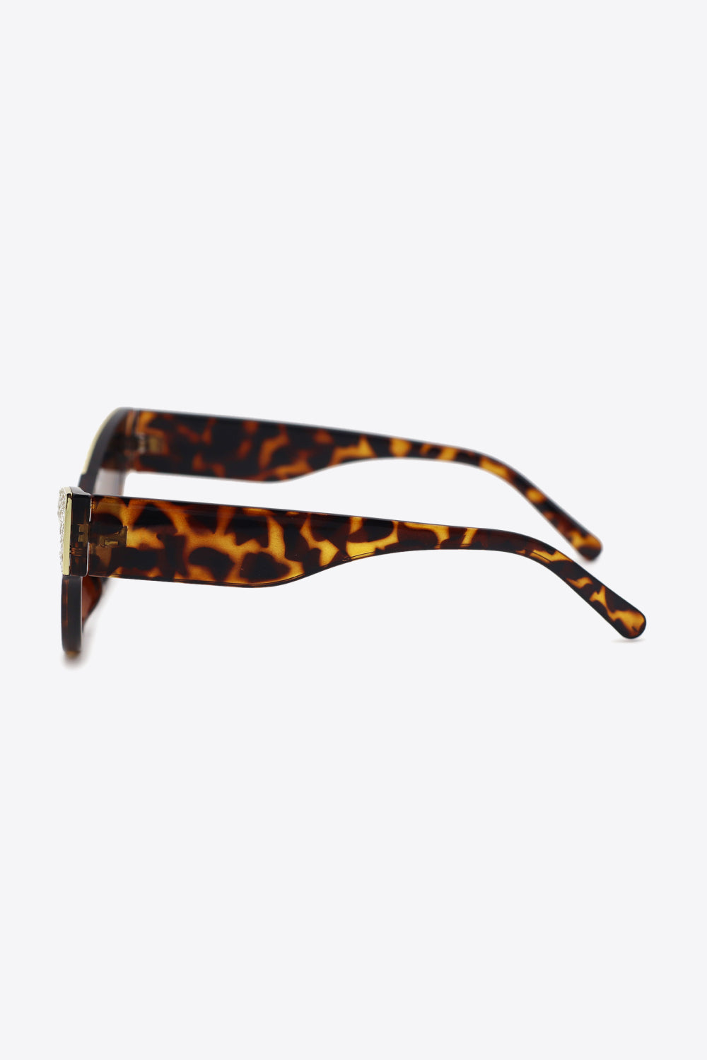 UV400 Rhinestone Trim Cat-Eye Sunglasses - adritiX