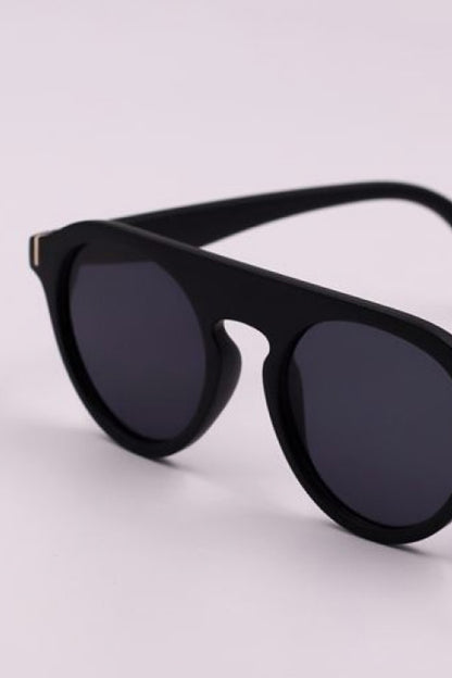 3-Piece Round Polycarbonate Full Rim Sunglasses - adritiX