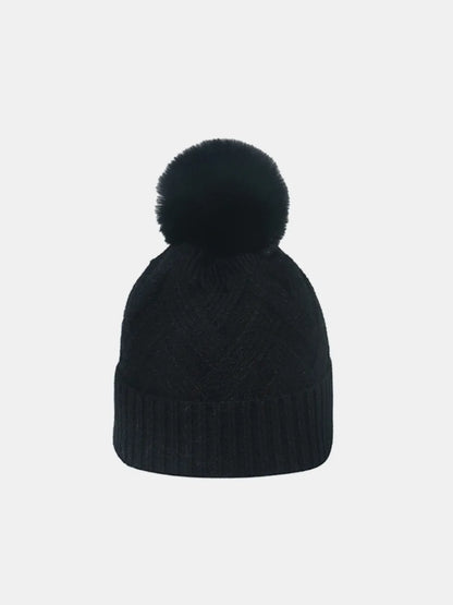 Roll Rim Hat with Pompom - adritiX