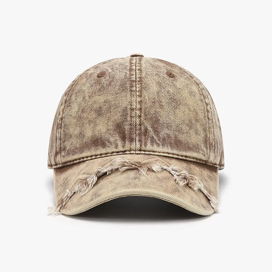 Fringe Adjustable Cotton Baseball Cap - adritiX