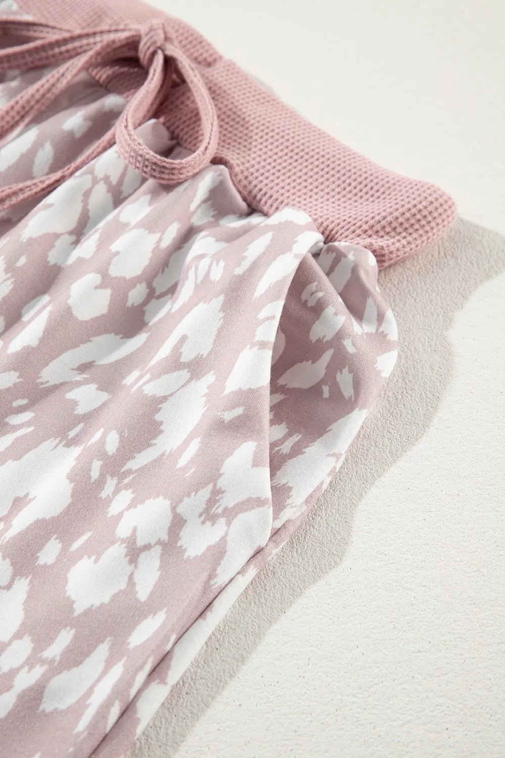 Abstract Print Drawstring Casual Shorts - adritiX