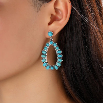 Artificial Turquoise Earrings - adritiX