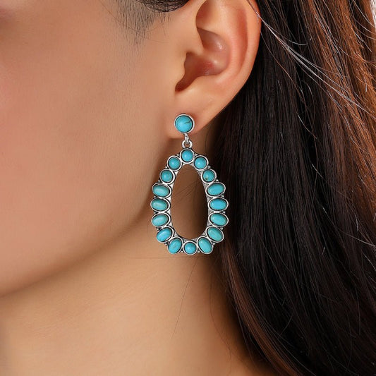 Artificial Turquoise Earrings - adritiX