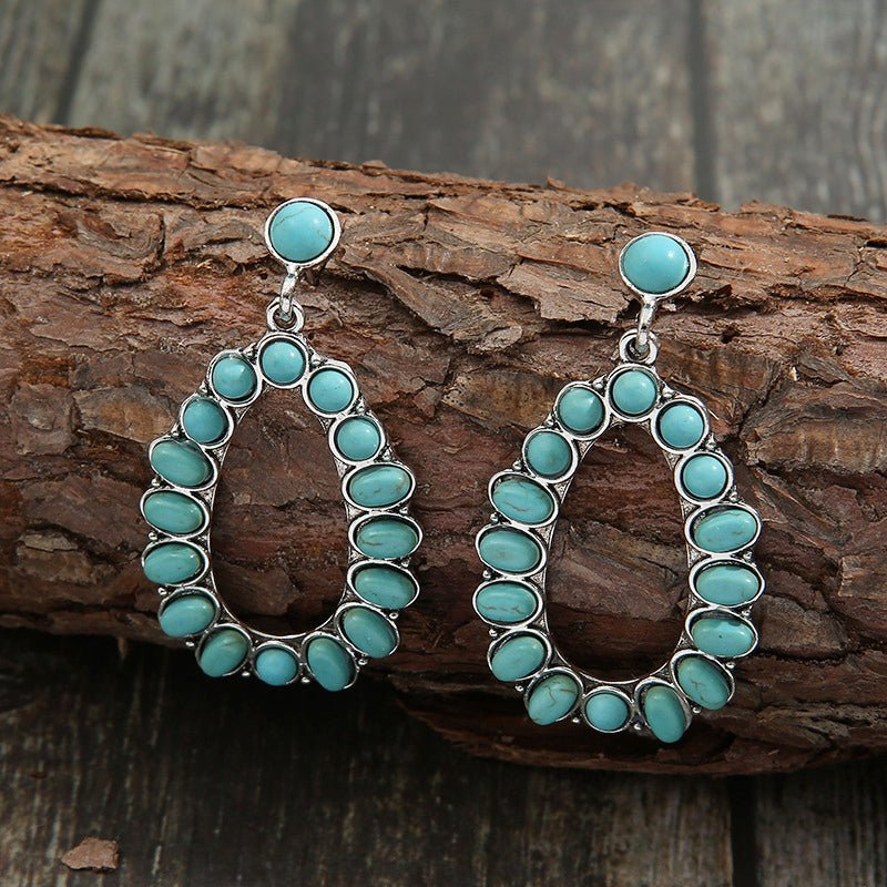 Artificial Turquoise Earrings - adritiX