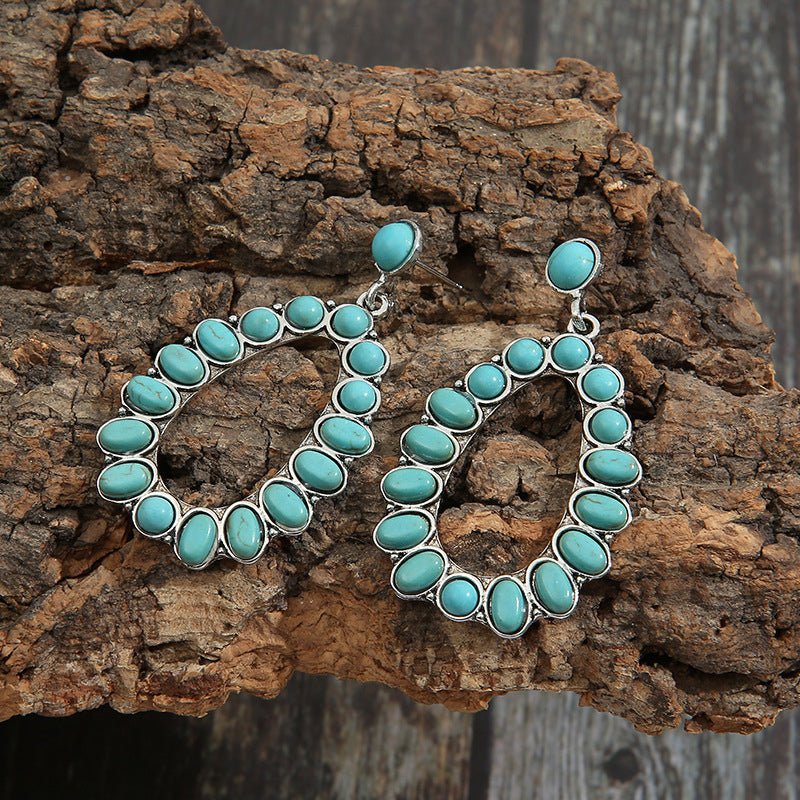 Artificial Turquoise Earrings - adritiX