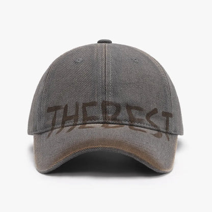 Letter Adjustable Baseball Cap - adritiX