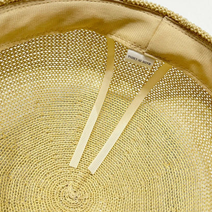 Straw Woven Buckle Hat - adritiX