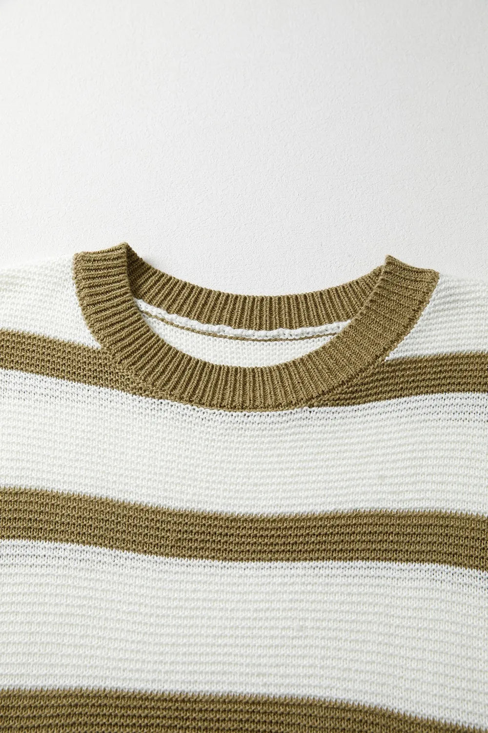 Stripe Tie Open Side Sweater Knitted Top - adritiX