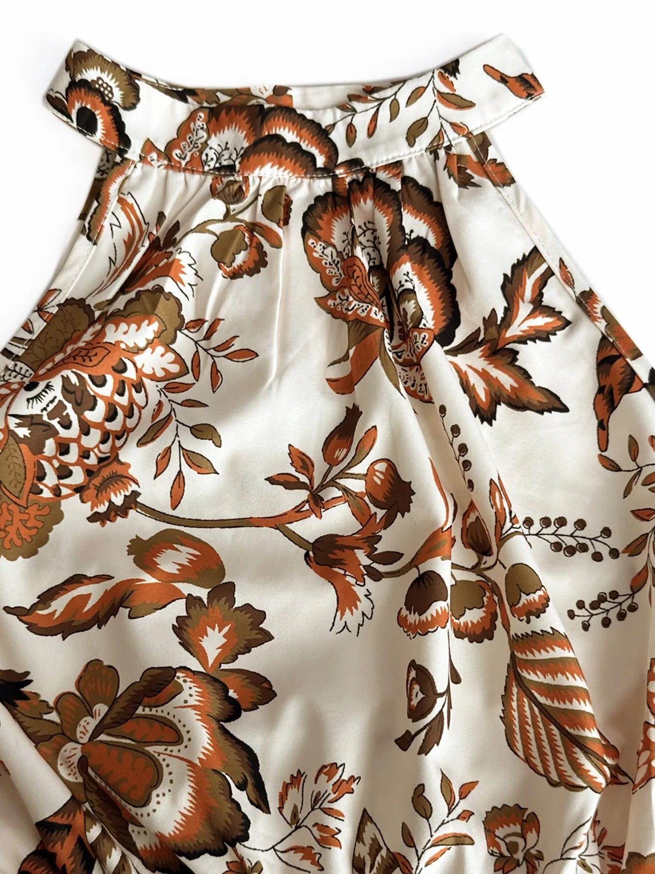 Floral Halter Neck Summer Mini Dress - adritiX