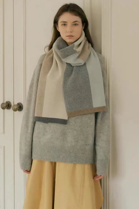 Thermal Contrast Acrylic Scarf - adritiX
