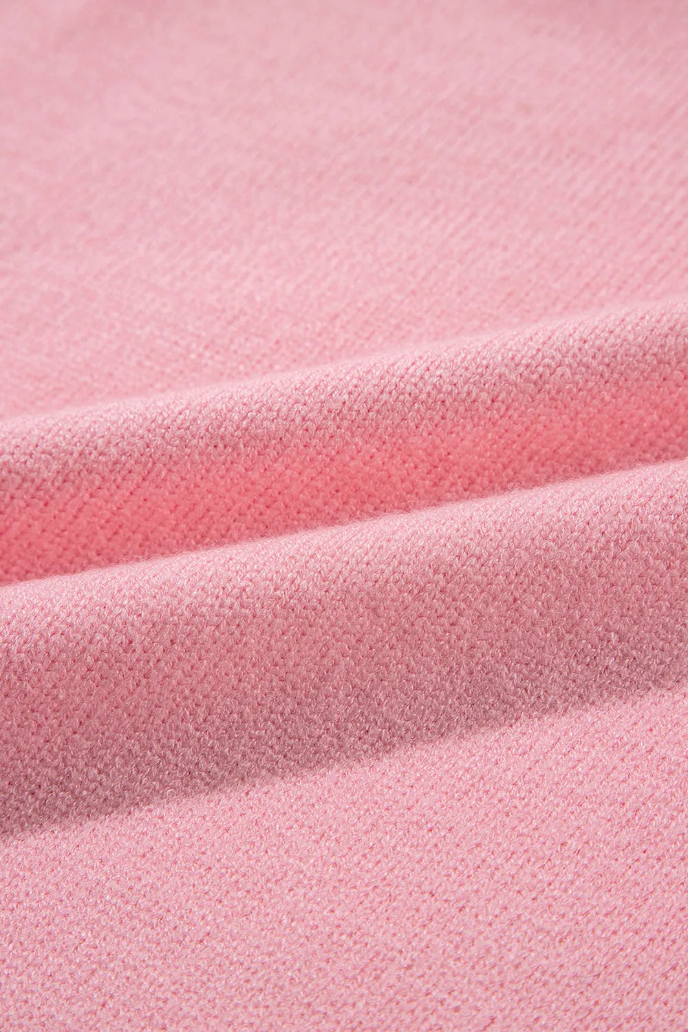 Daisy Notched Long Sleeve Sweater - adritiX