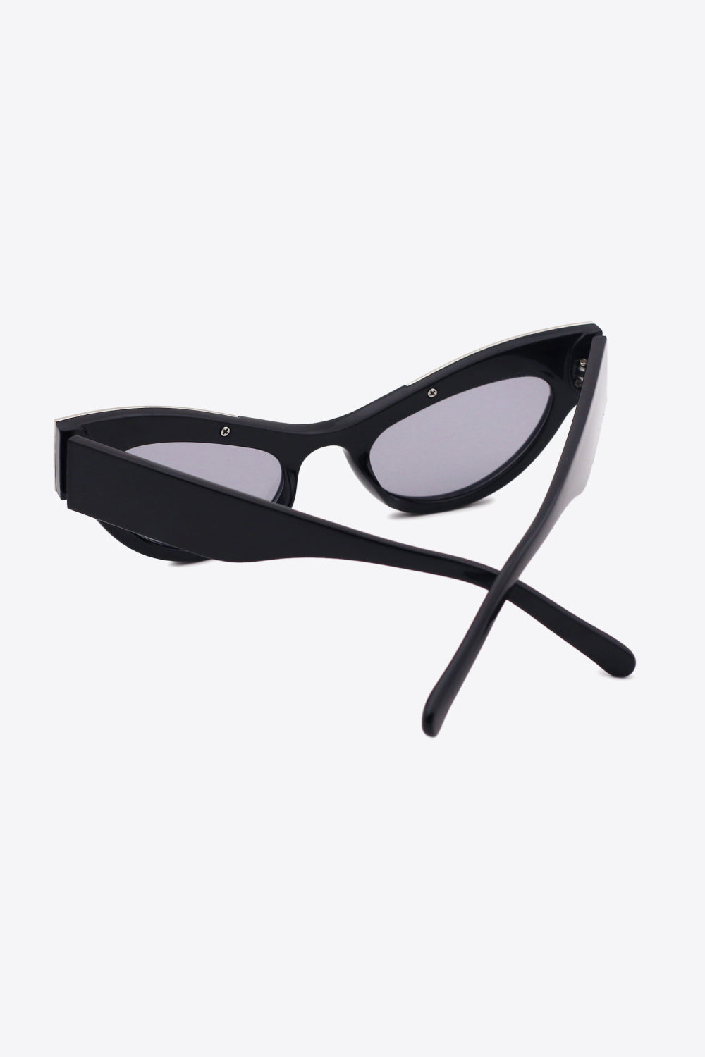 UV400 Rhinestone Trim Cat-Eye Sunglasses - adritiX