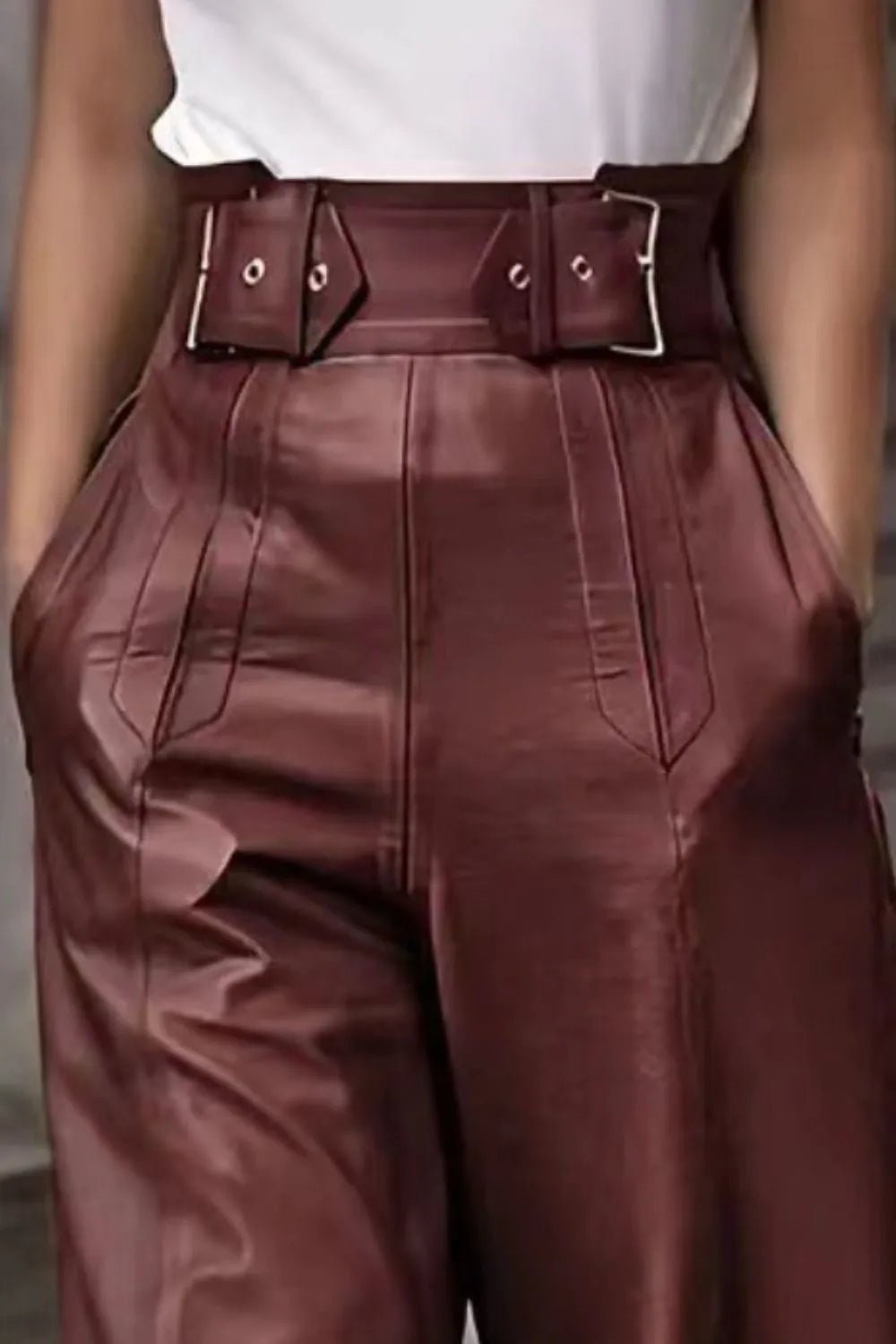 Bold & Beautiful High Waist Wide Flare Pants for Effortless Style and Comfort - adritiX
