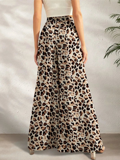 Bold & Beautiful Printed Wide Leg Pants - Effortless Elegance & Comfort - adritiX
