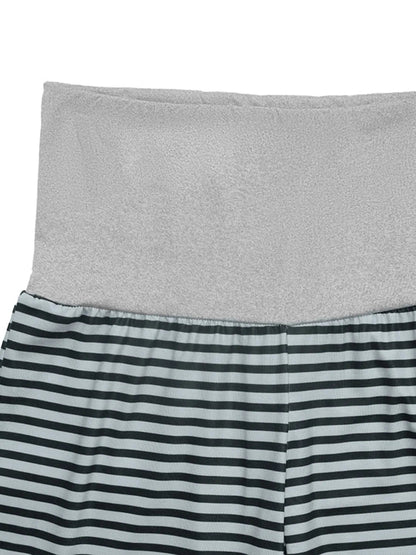 Bold Striped Wide Leg Pants – Effortlessly Chic & Flattering Fit - adritiX