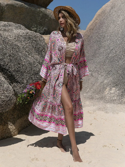 Printed Open Front Cover Up - adritiX