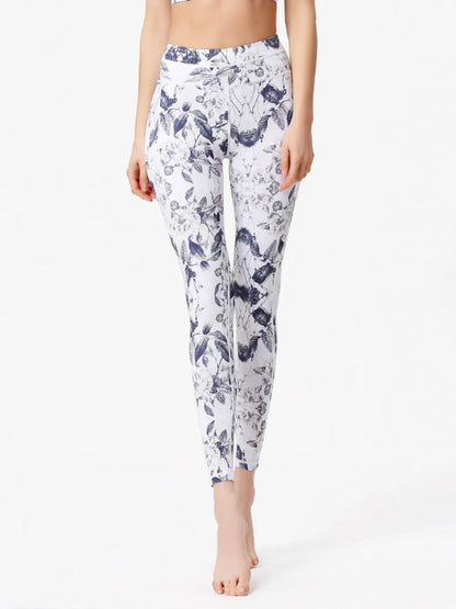 Printed Active High Waist Leggings - adritiX