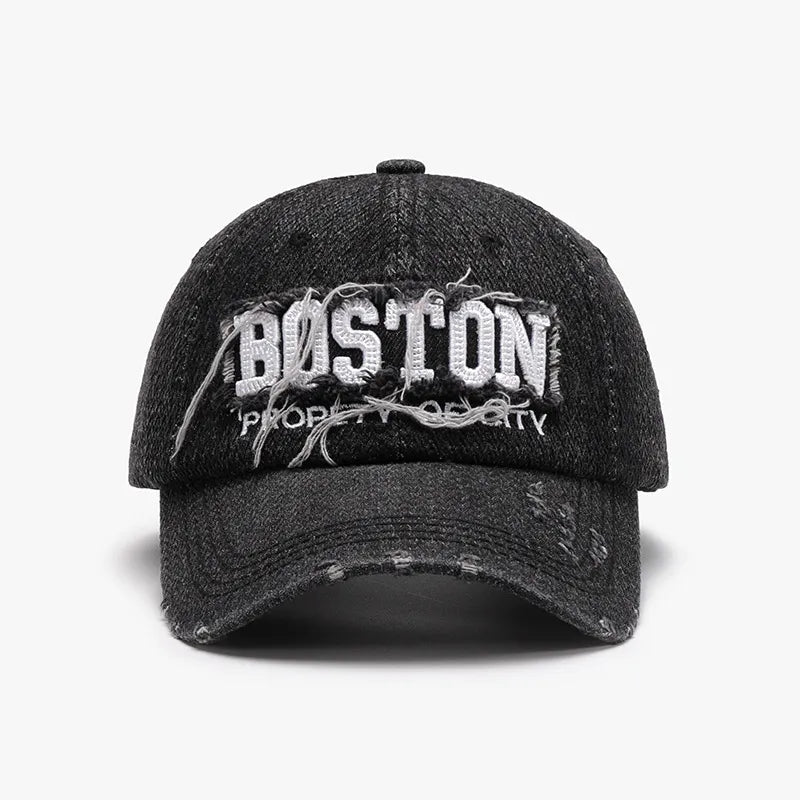 Letter Adjustable Cotton Baseball Cap - adritiX