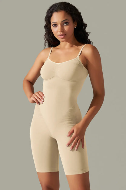 Elegant Spaghetti Strap Active Romper - adritiX