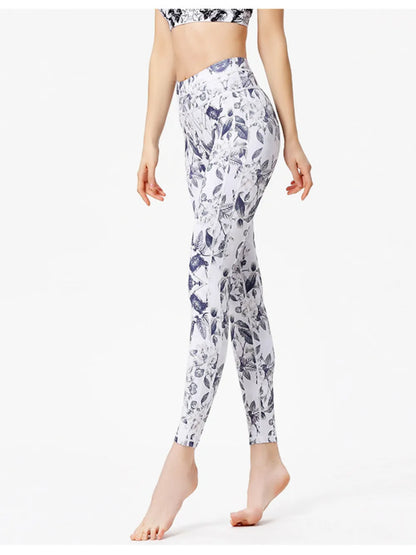 Printed Active High Waist Leggings - adritiX
