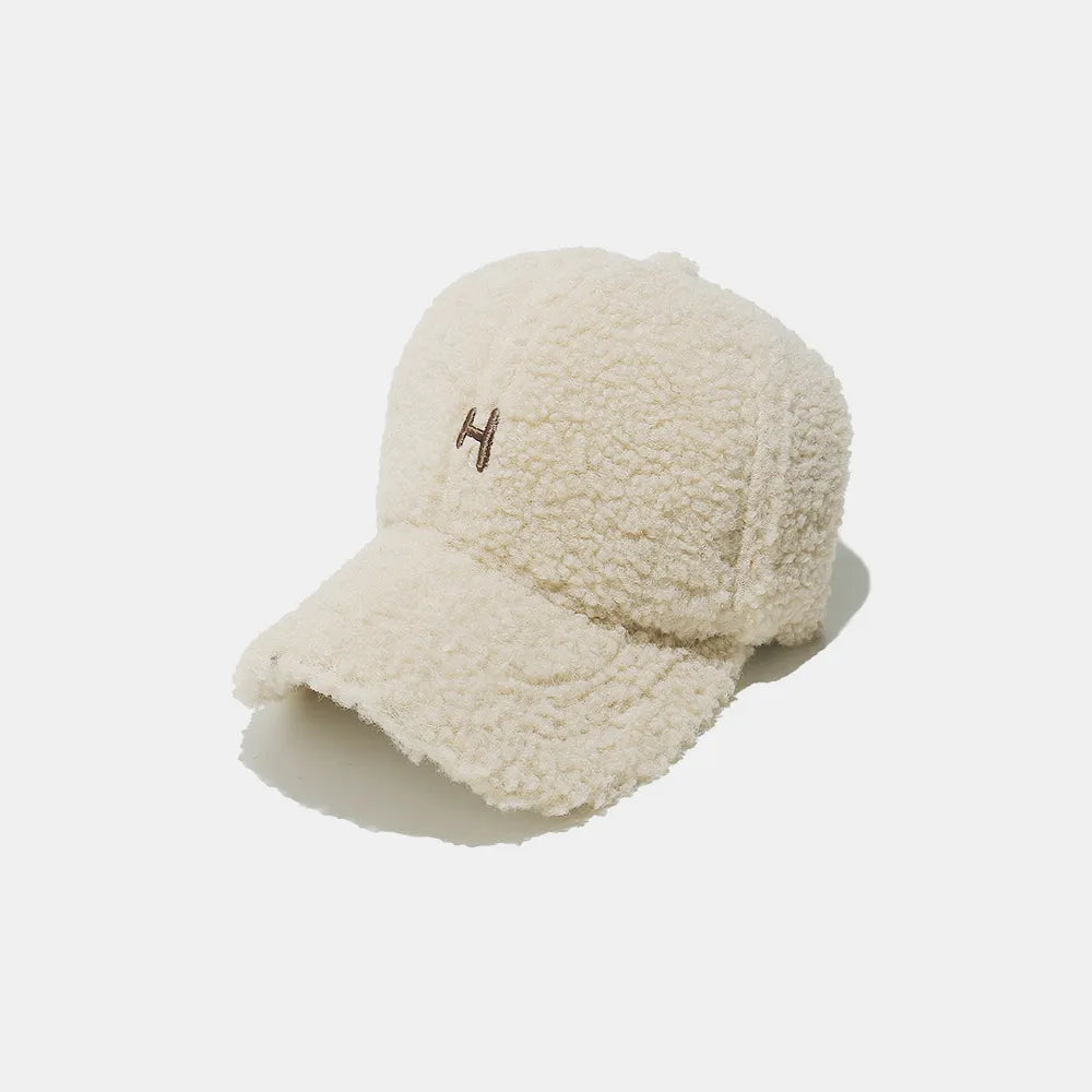 Sherpa Letter H Embroidered Cap - adritiX
