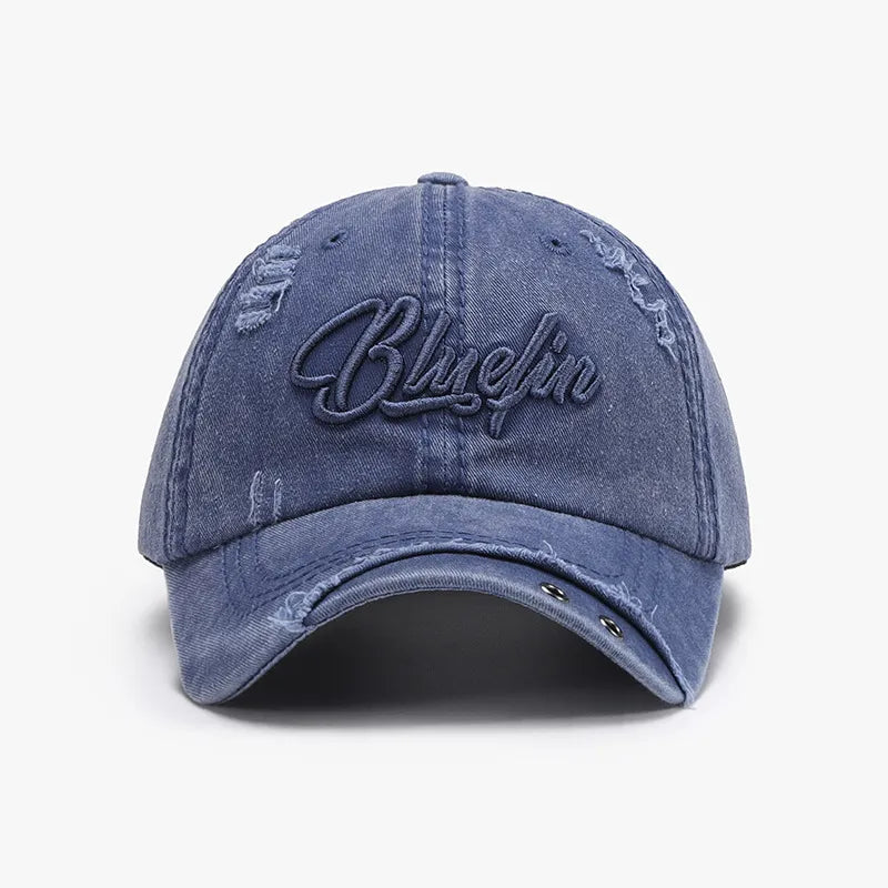 Embroidered Letter Cotton Baseball Cap - adritiX