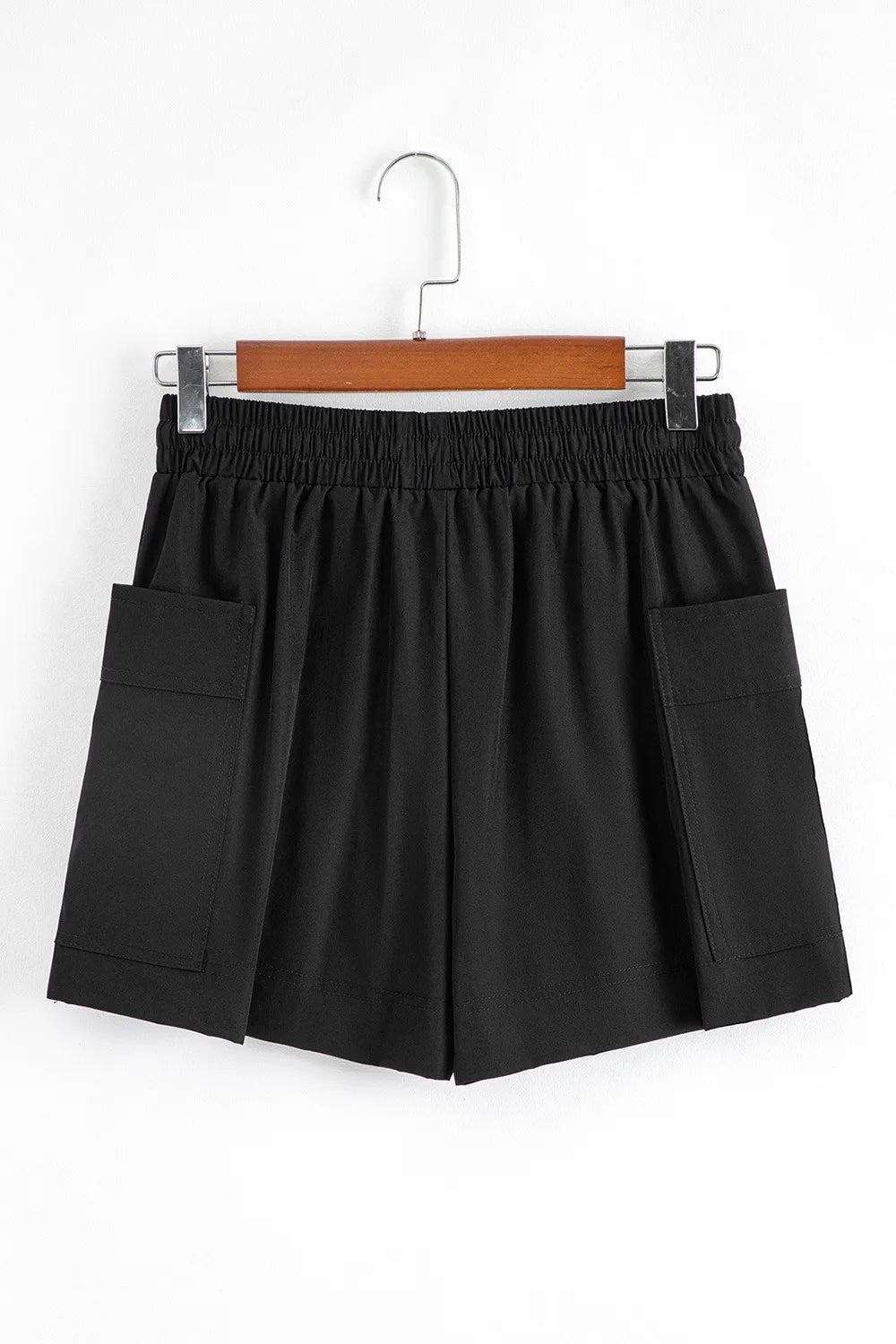 Cargo Pocket Elastic Waist Active Casual Skort - adritiX