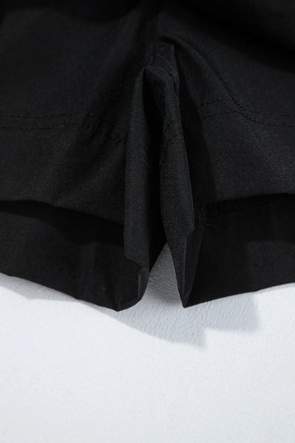 Cargo Pocket Elastic Waist Active Casual Skort - adritiX