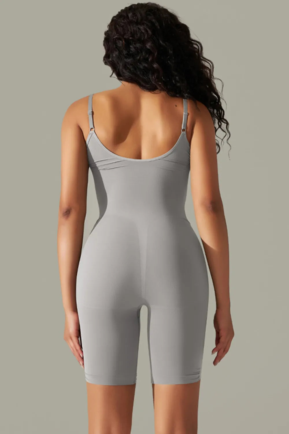 Elegant Spaghetti Strap Active Romper - adritiX