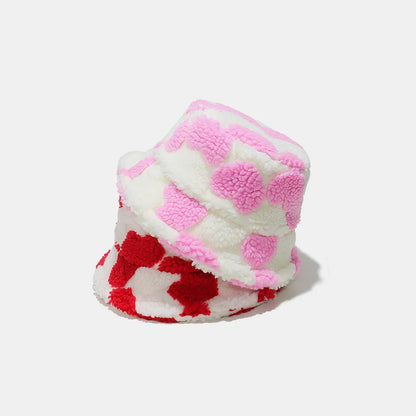 Contrast Heart Bucket Hat - adritiX