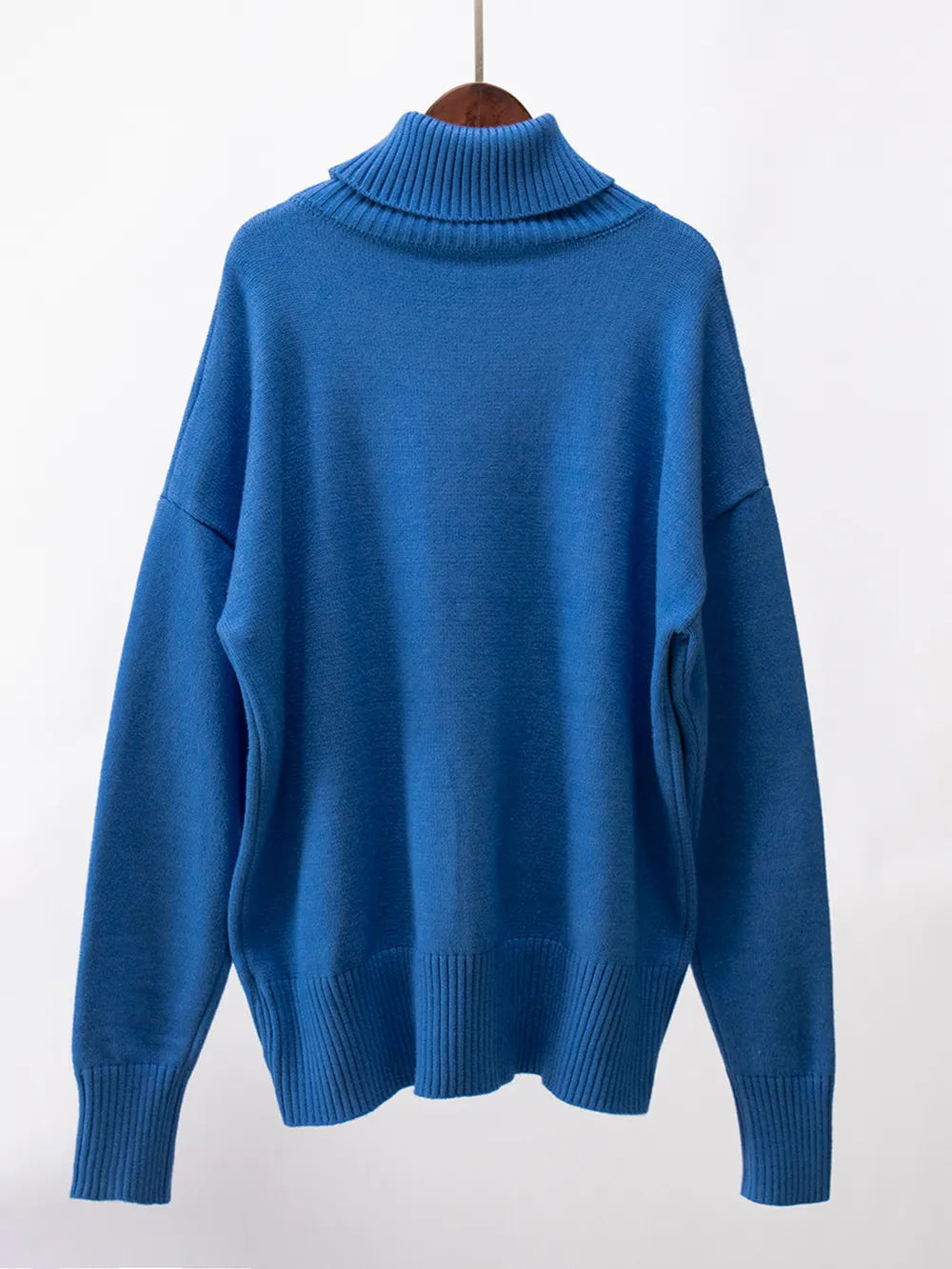 Turtleneck Long Sleeve Sweater - adritiX