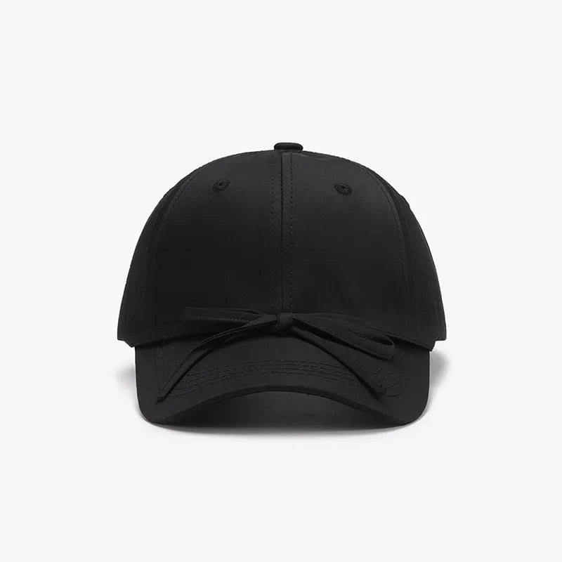 Tied Bow Cotton Baseball Cap - adritiX