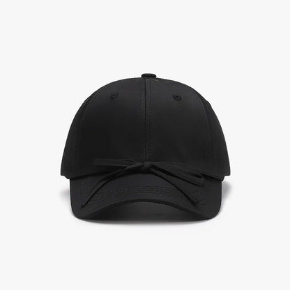 Tied Bow Cotton Baseball Cap - adritiX