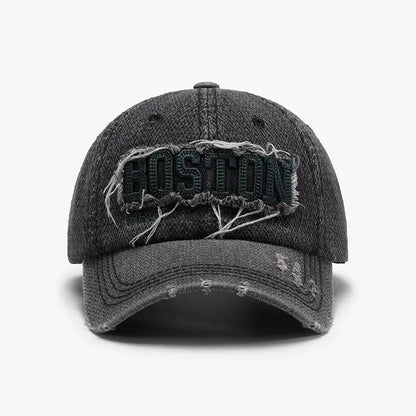 Letter Adjustable Cotton Baseball Cap - adritiX