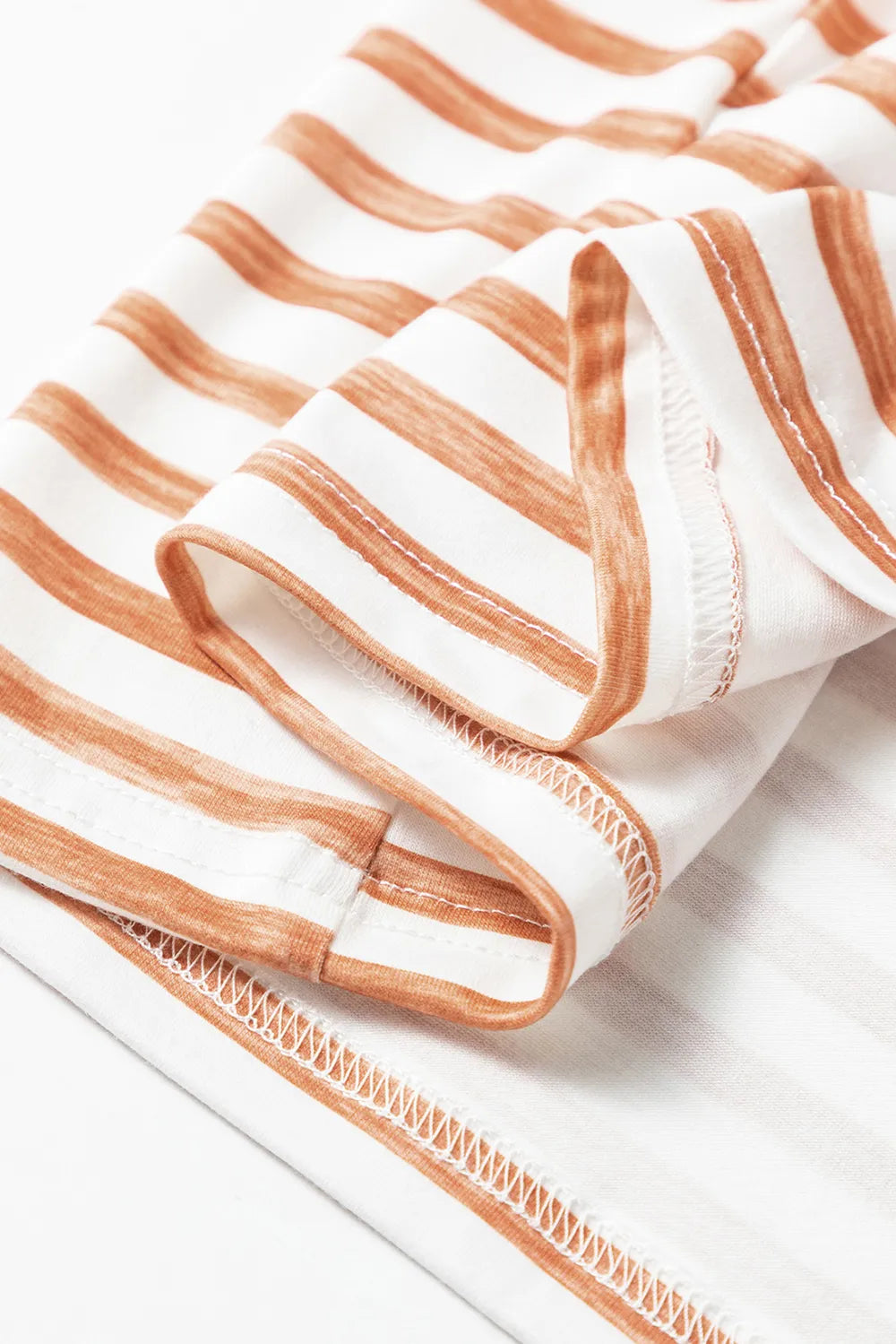 Elegant Striped Round Neck Sleeveless Jumpsuit - adritiX