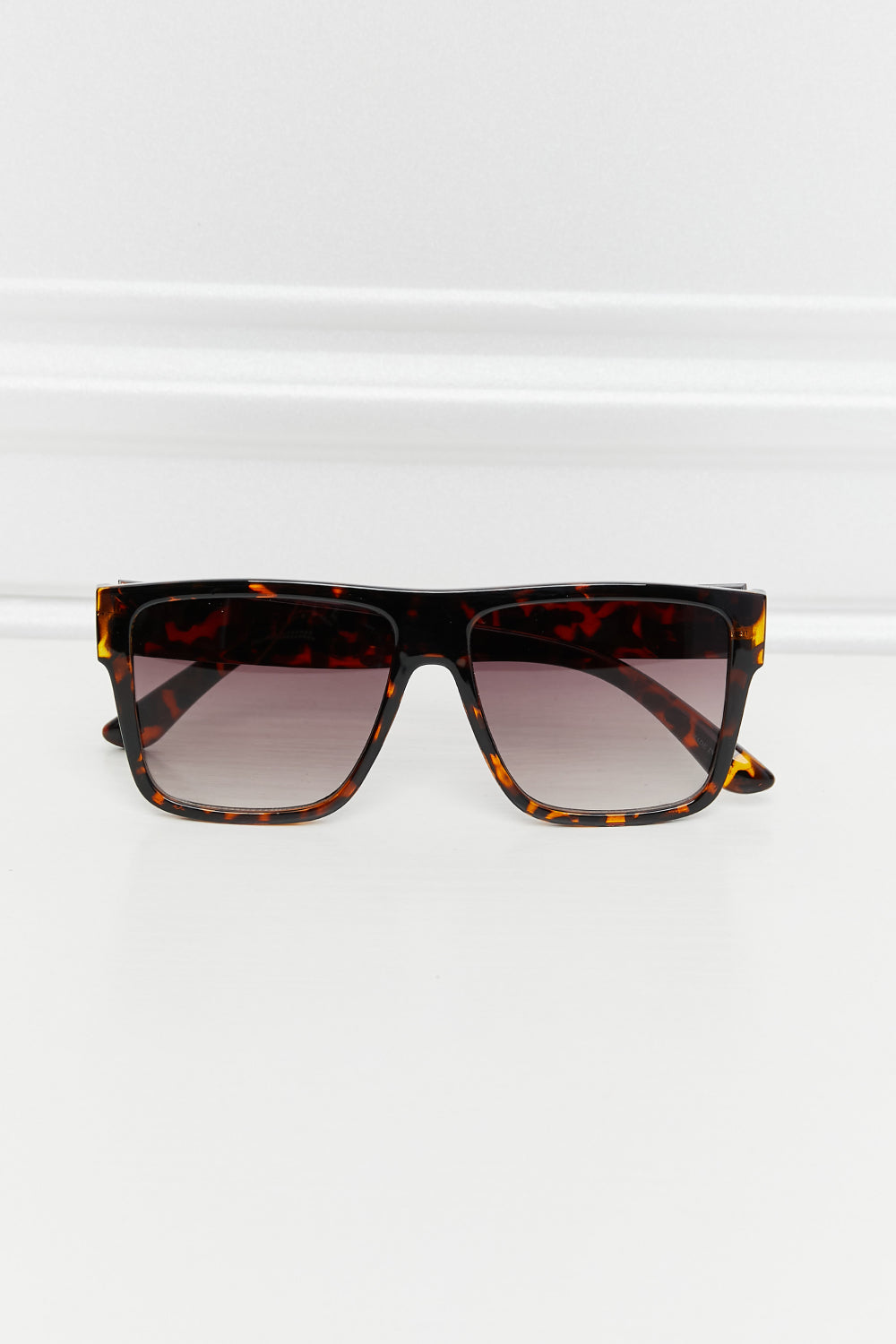Tortoiseshell Square Full Rim Sunglasses - adritiX