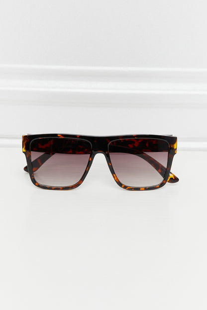 Tortoiseshell Square Full Rim Sunglasses - adritiX